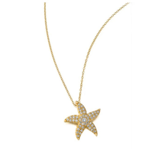 Suna Diamond Starfish Pendant