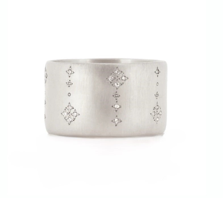 Adel Chefridi Shooting Star Brilliant Cut Diamond Band