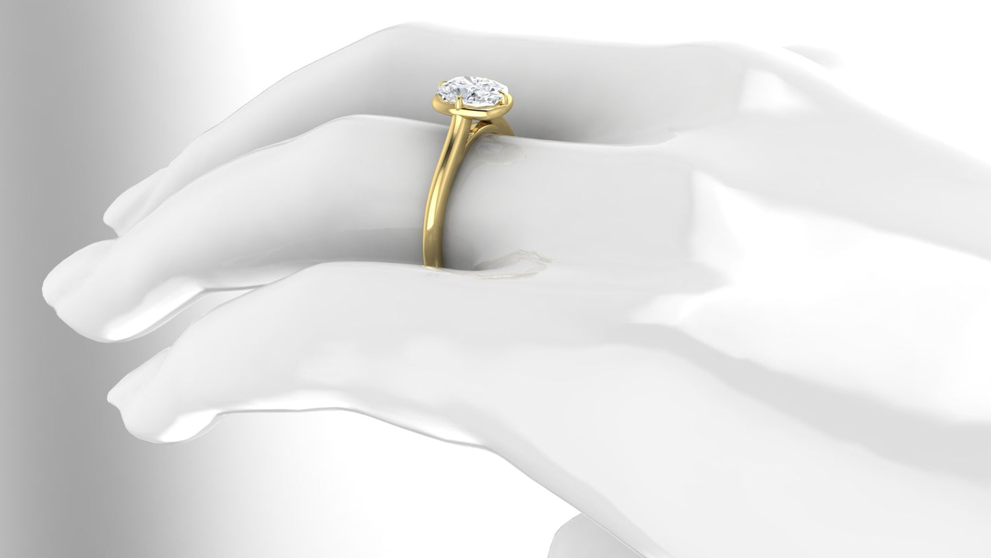 Cushion Cut Engagement Ring