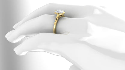Cushion Cut Engagement Ring