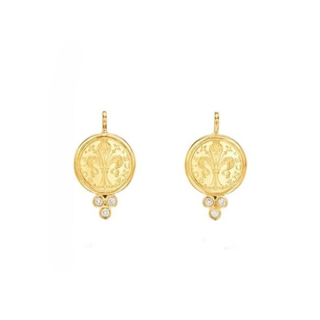 Temple St. Clair Giglio Drop Earrings