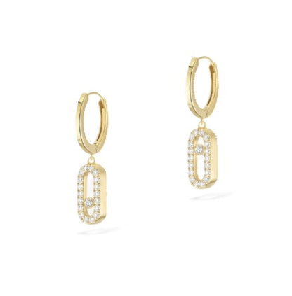 Messika Move Uno Diamond Drop Earrings