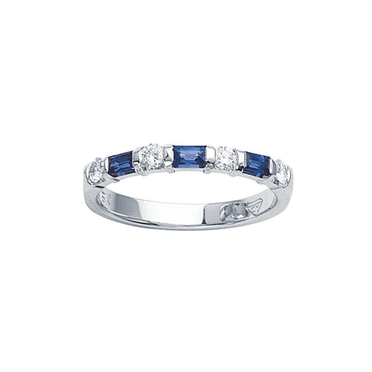 Diamond and Sapphire Band