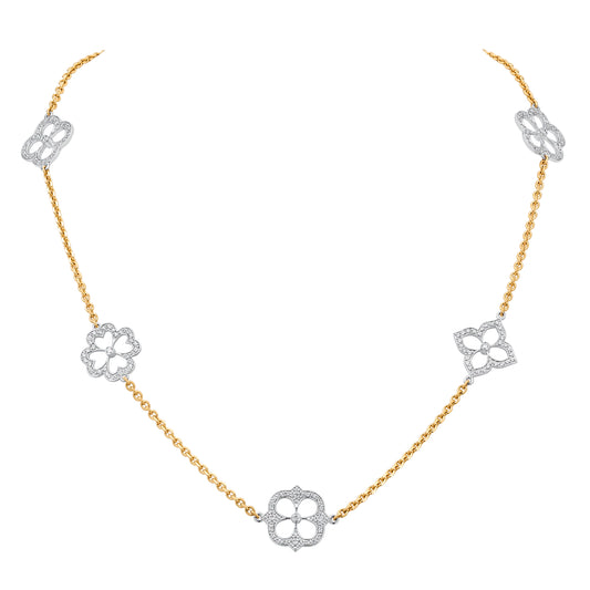 Gumuchian Multi Motif Diamond Necklace