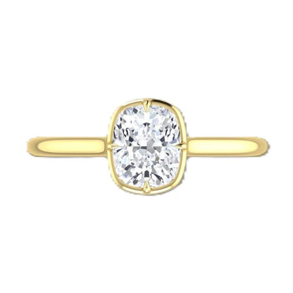 Cushion Cut Engagement Ring