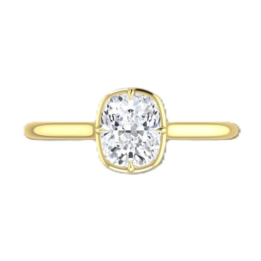 Cushion Cut Engagement Ring