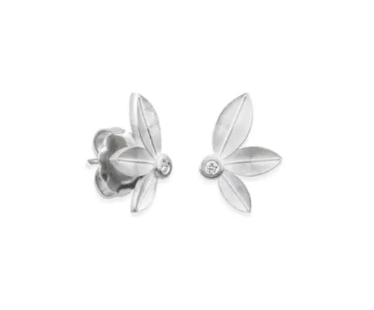 Lika Behar Ollie Sterling Silver and Diamond Studs