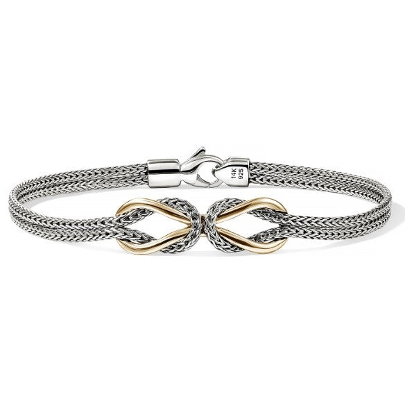 John Hardy Sterling Silver and Gold Essential Bracelet