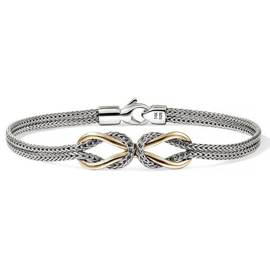 John Hardy Sterling Silver and Gold Essential Bracelet