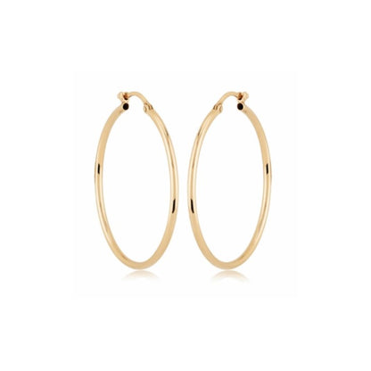 Yellow Gold Hoop Earrings
