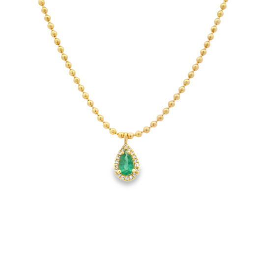 Emerald & Diamond Pendant