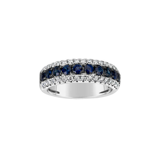 Diamond and Sapphire Band