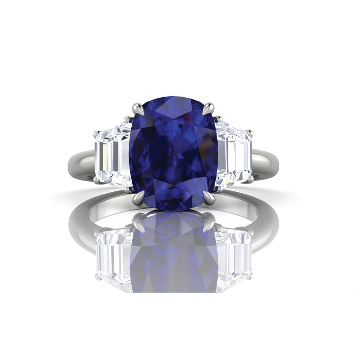 Sapphire & Diamond Ring