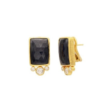 Gurhan Sapphire and Diamond Earrings