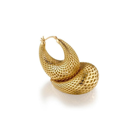 Ray Griffiths Mesopotamia Medium Hoop Earring