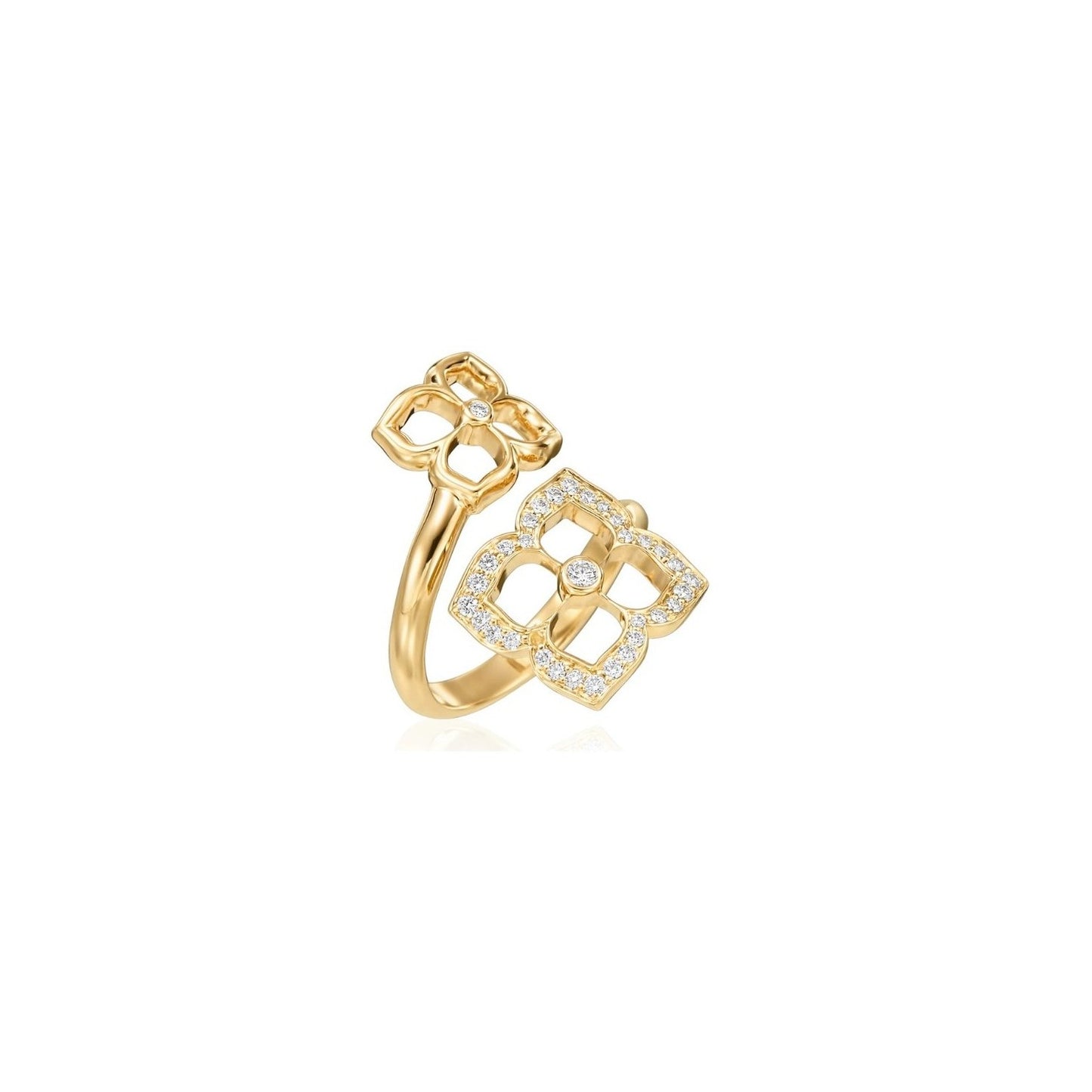 Gumuchian Diamond Lotus Fleur Ring