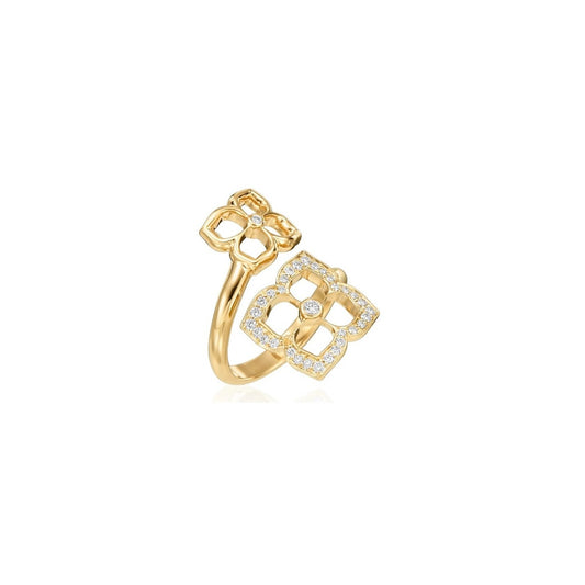 Gumuchian Diamond Lotus Fleur Ring