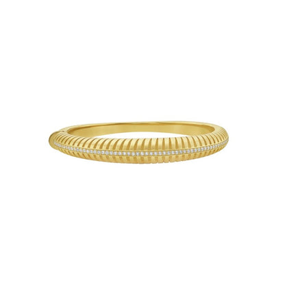 Yellow Gold Diamond Bangle