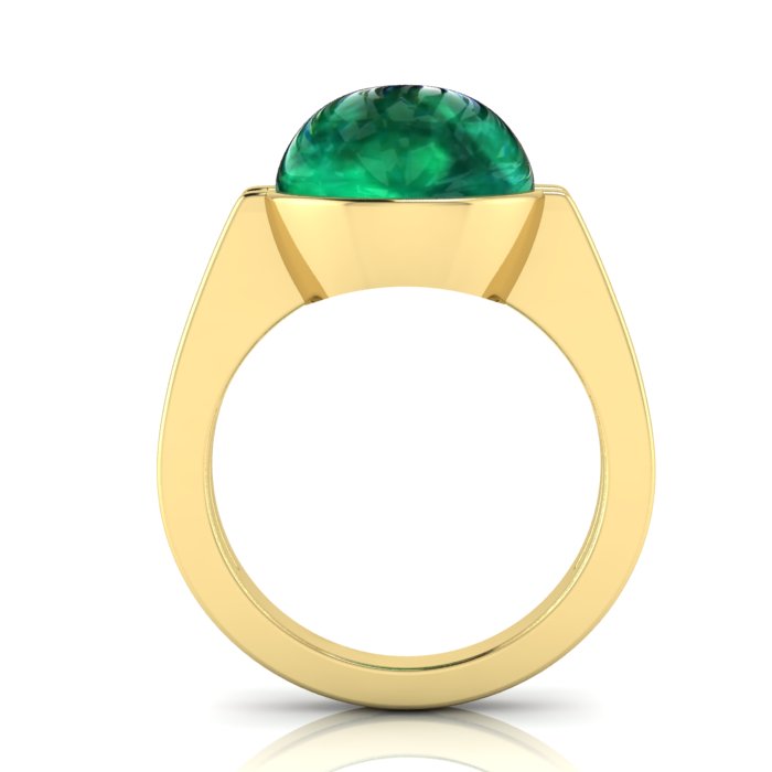 Yellow Gold Emerald Ring