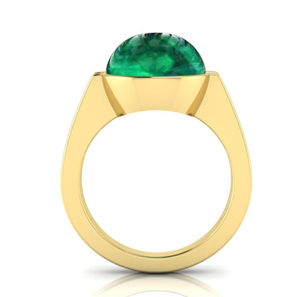 Yellow Gold Emerald Ring