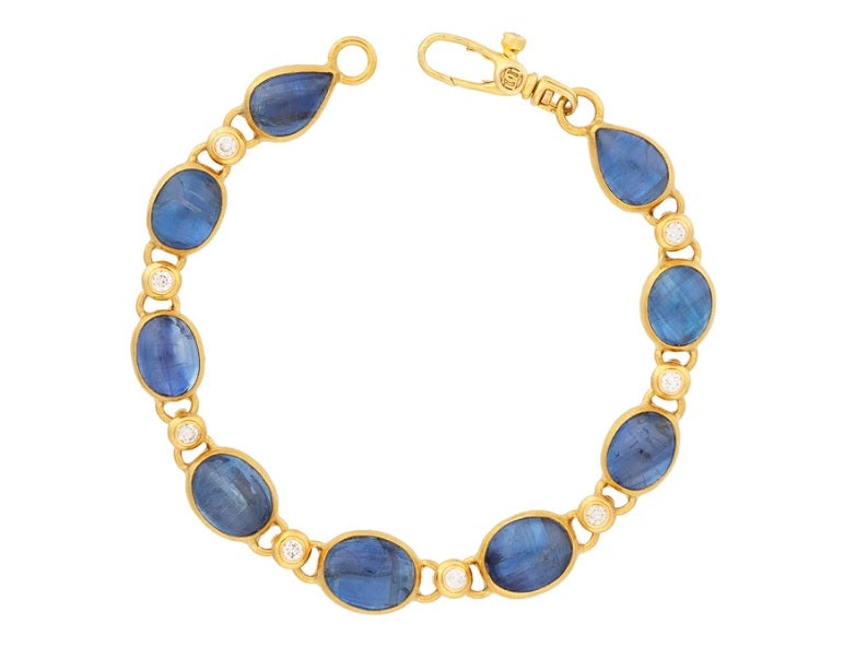 Gurhan Rune Kyanite and Diamond Bracelet