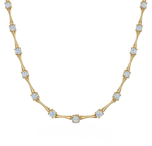 Kwiat Round Brilliant Cut Diamond Necklace