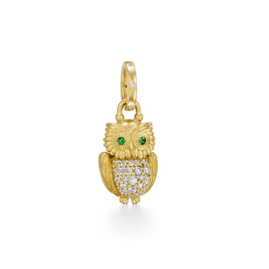 Temple St. Clair Gemmy Owl Locket