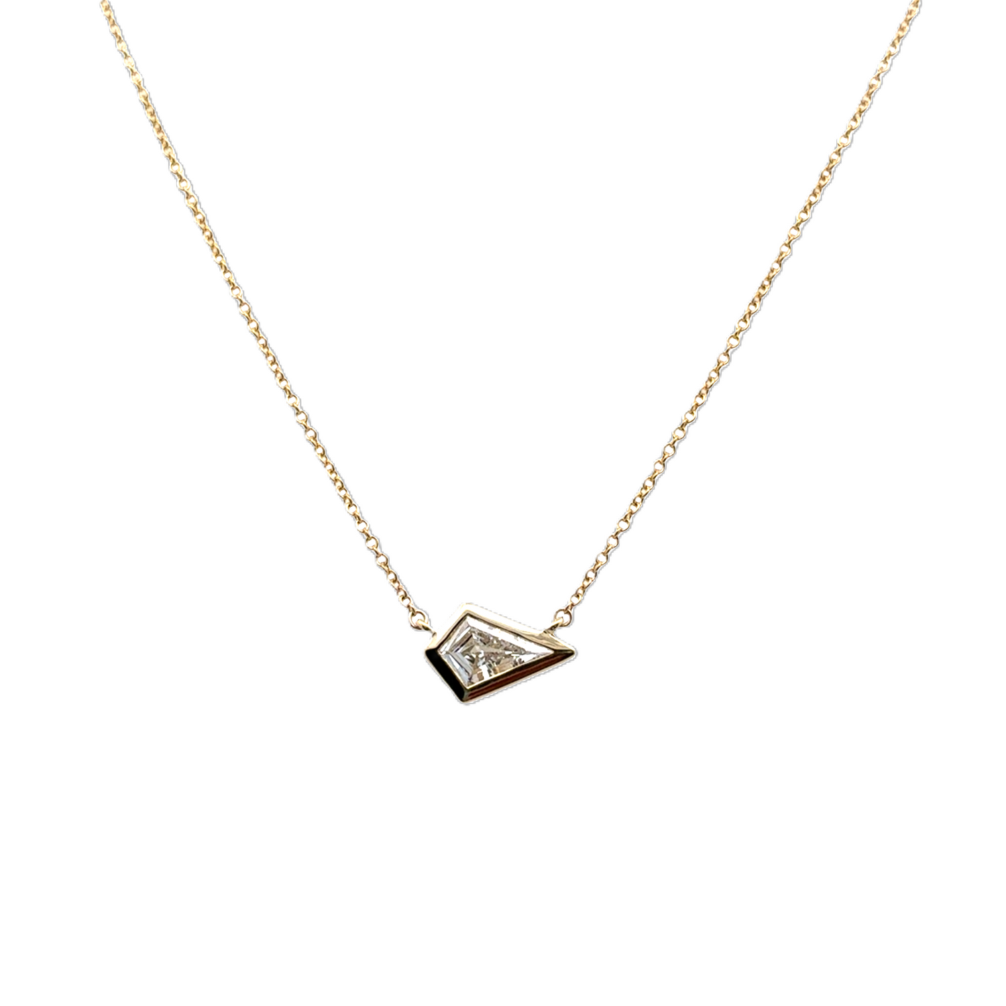 Yellow Gold Diamond Pendant