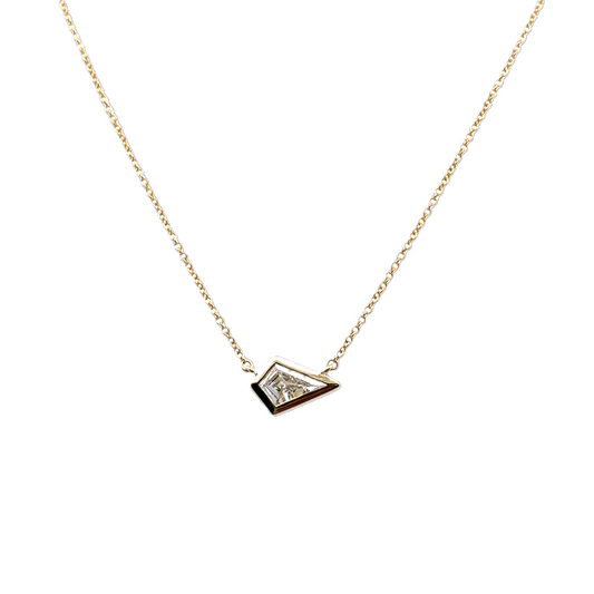 Yellow Gold Diamond Pendant