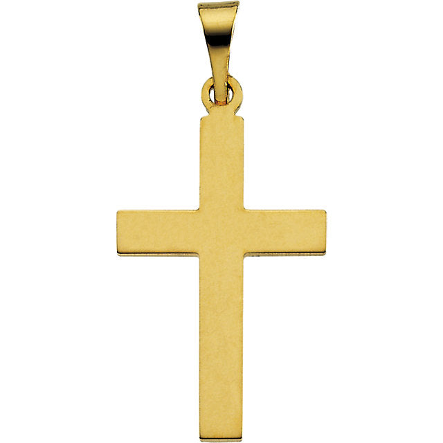 Yellow Gold Cross Pendant