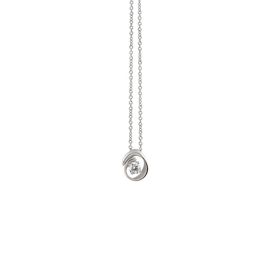 White Gold Diamond Pendant