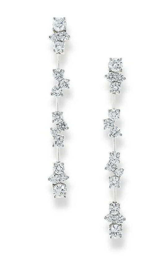 Suna Diamond Drop Earrings