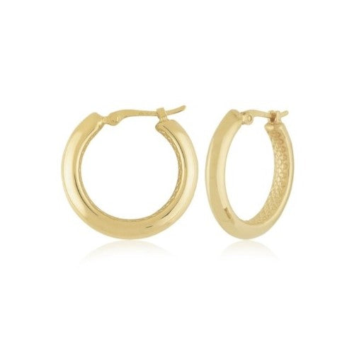 Yellow Gold Small Hoop Earrings
