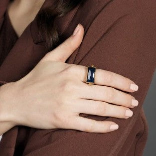 Gurhan Elements Gold Sapphire Ring