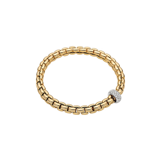 Fope Flex'it Eka Pavé Rondel Bracelet