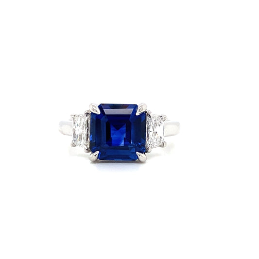 Sapphire & Diamond Ring