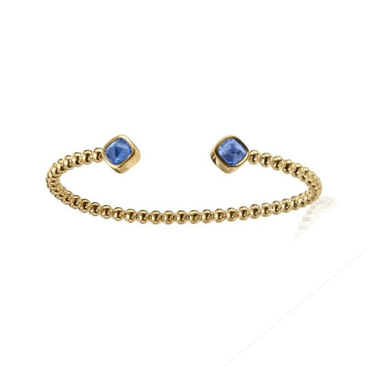 Gumuchian Blue Sapphire Cuff Bracelet