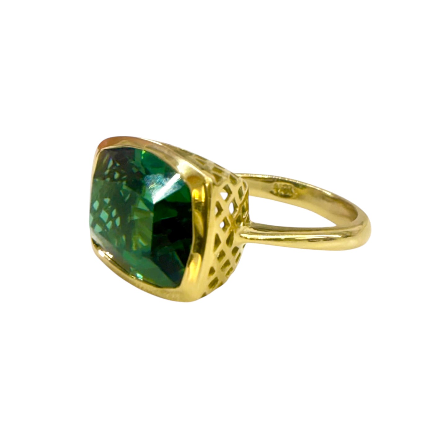 Ray Griffiths Green Amethyst Ring