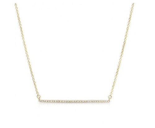 Diamond Bar Pendant