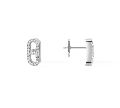 Messika Move Uno Diamond Stud Earrings