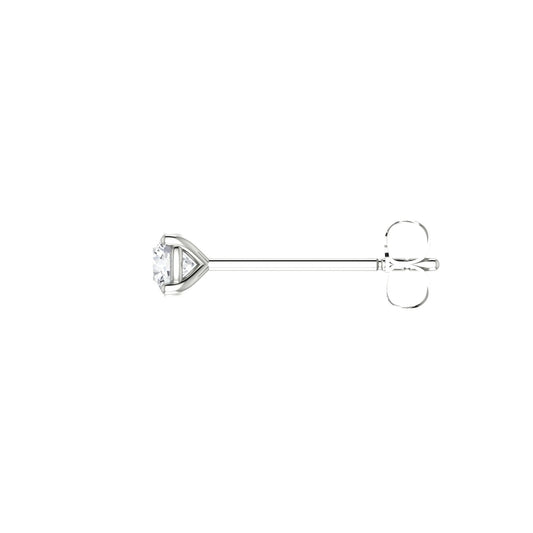 Round Diamond Stud Earrings