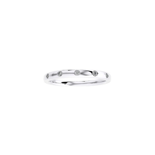 White Gold Diamond Band
