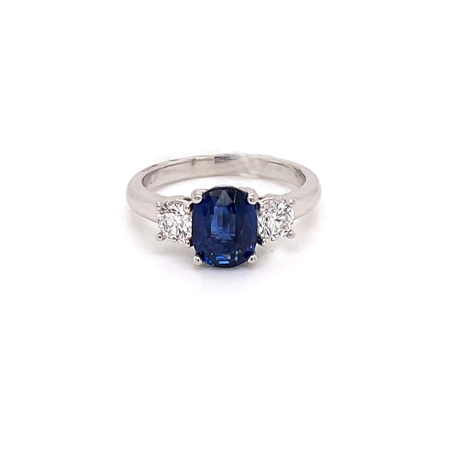 Suna Blue Sapphire and Diamond Ring