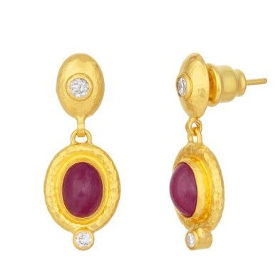 Gurhan Muse Ruby and Diamond DropEarrings