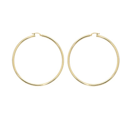 Yellow Gold Hoop Earrings
