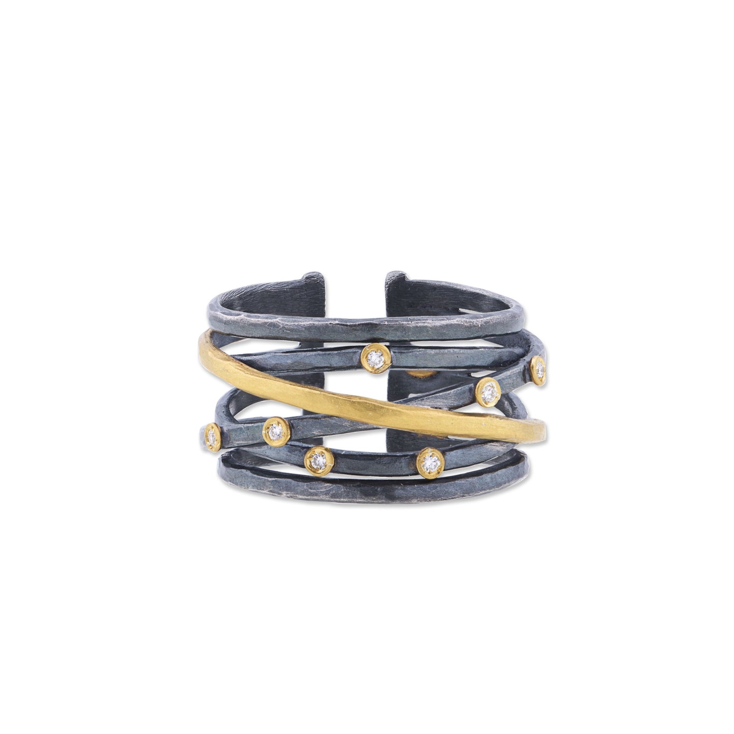 Lika Behar Silver Diamond Band