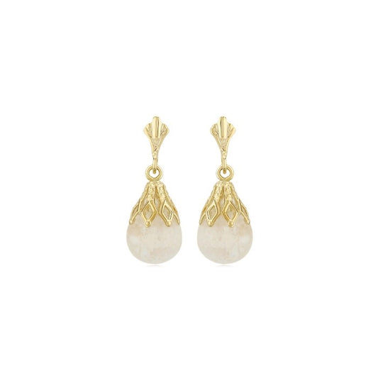 Yellow Gold Drop Earrings