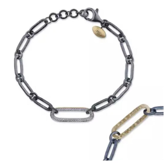 Lika Behar Silver and Gold Bracelet