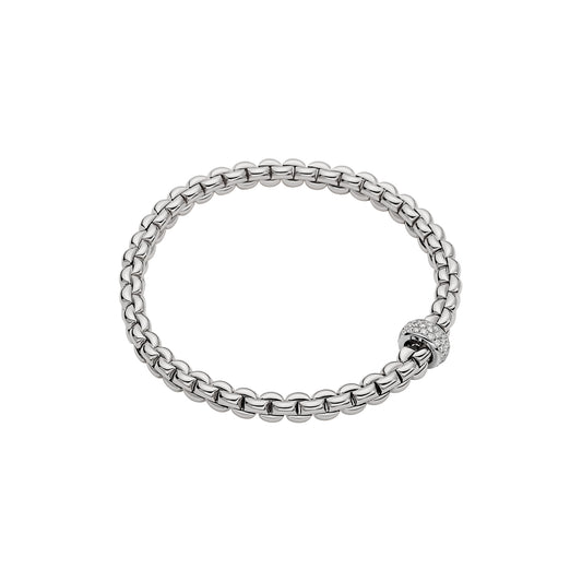 Fope Flex'it Eka Pavé Rondel Bracelet