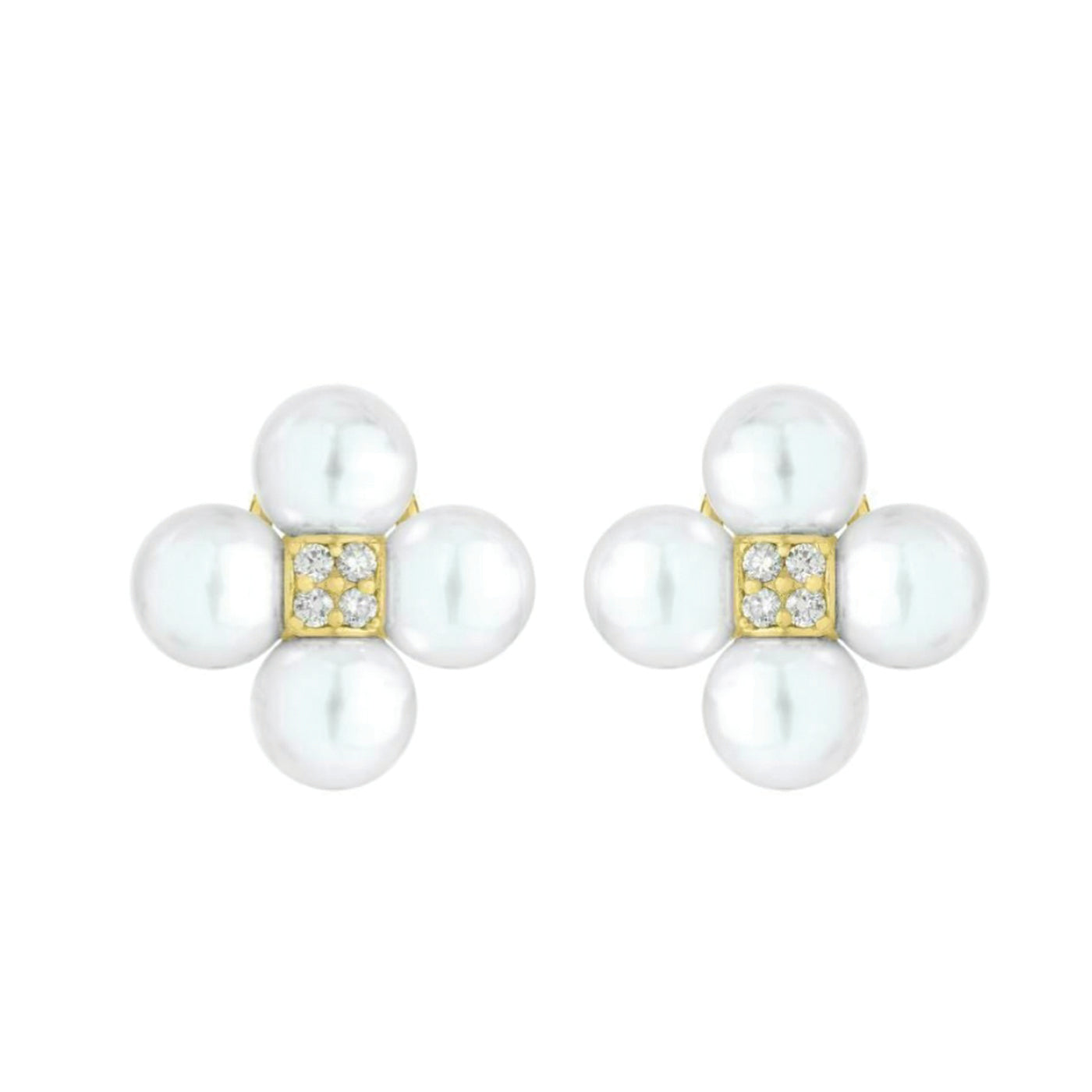 Paul Morelli Pearl Sequence Clip Post Earrings